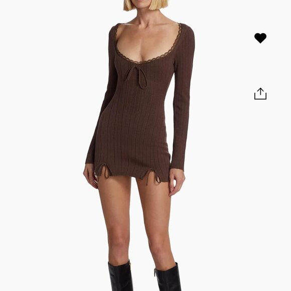 GUIZIO Dainty Knit Dress SIze Small - Picture 3 of 7